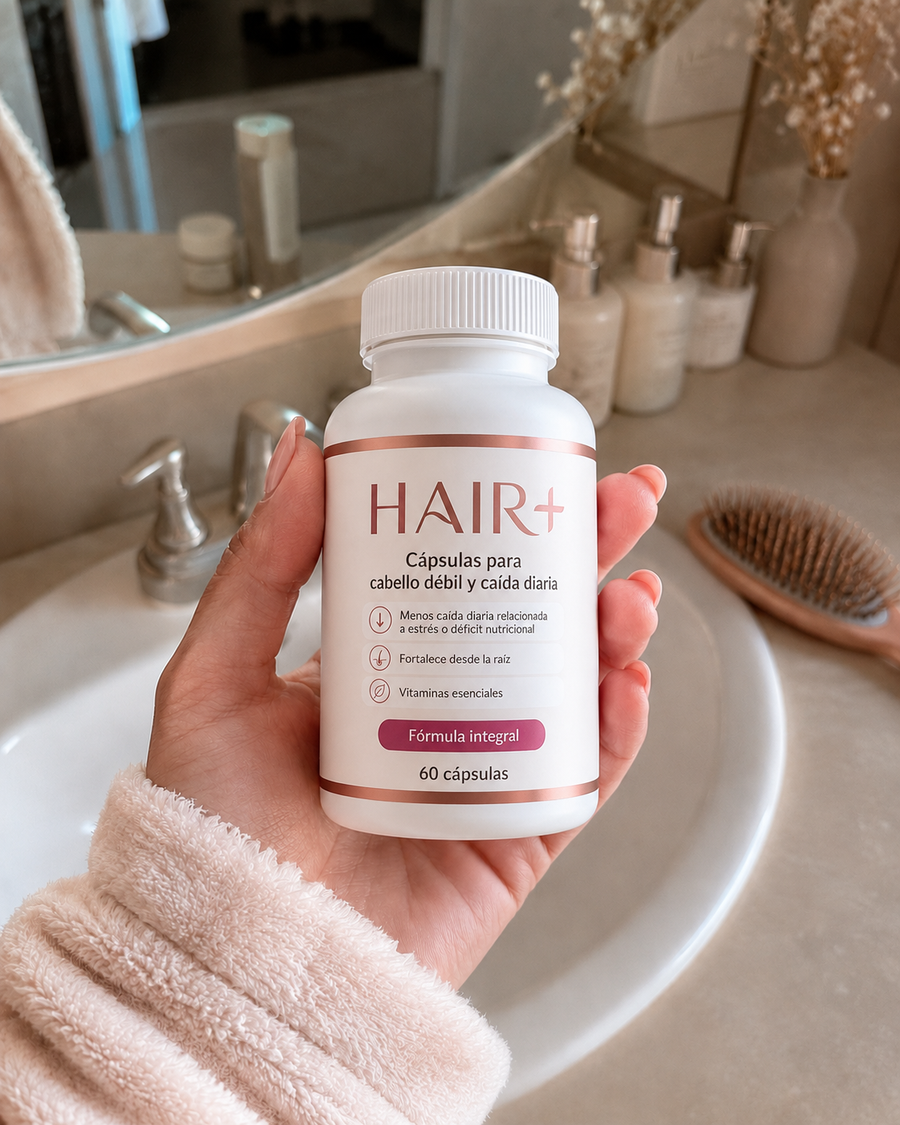 HAIR+ Cápsulas para cabello débil y caída diaria